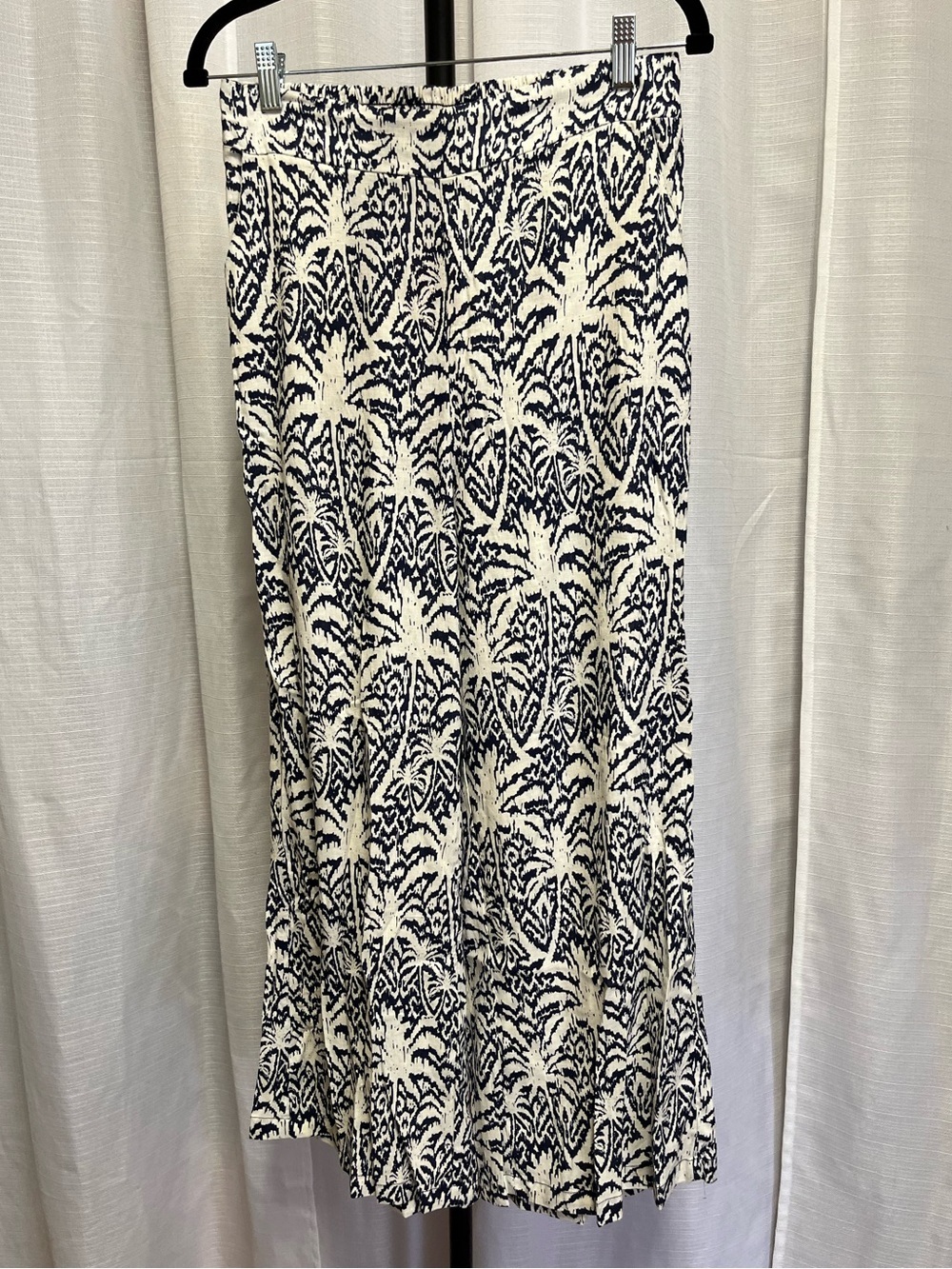 Panama Jack tropical palm print pants navy & white NWT | size small
